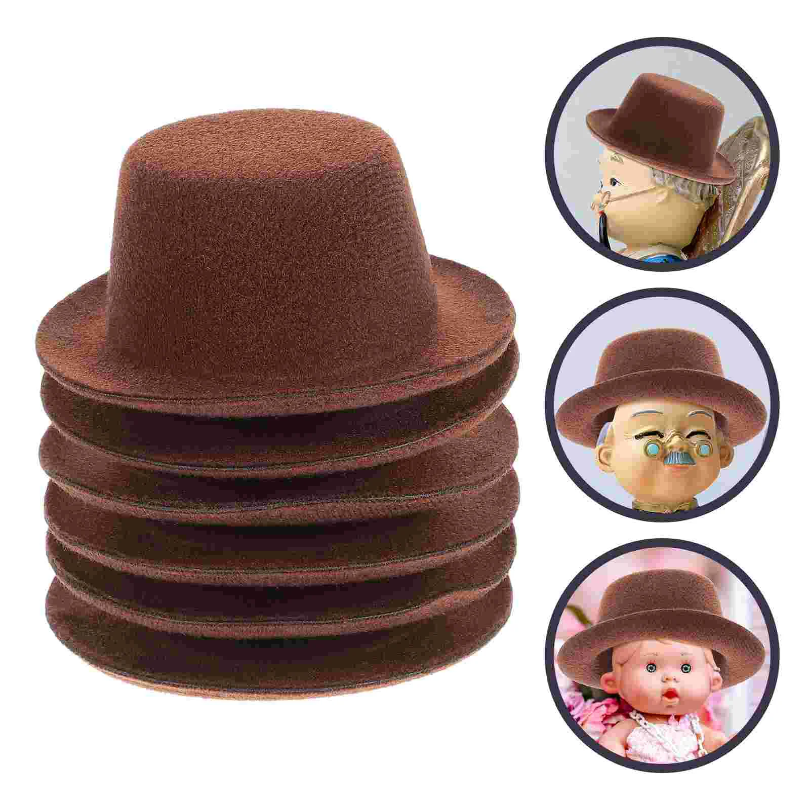 

6pcs Miniature Hat Adorable Hat Photo Prop for Pets Cat Dog Decoration