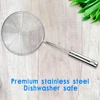 Stainless Steel Spider Strainer for Cooking Frying Multifunctional Skimmer Spoon with Handle for Kitchen Frying Food Noodle 5