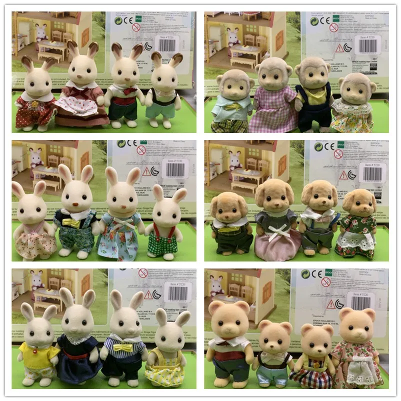 Toys Doll 1:12 Forest Family Montessori Kitchen Compatible Miniature Dollhouse Kitchen Accessories Furniture Pretend Play Gifts