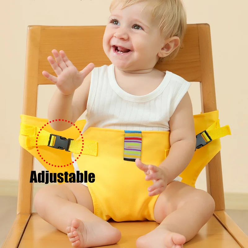 Baby Safety Strap Portable Highchair Seat Toddlers Meal Strap Prevent Baby From Failling Foldable Storage Feeding Aid Belt