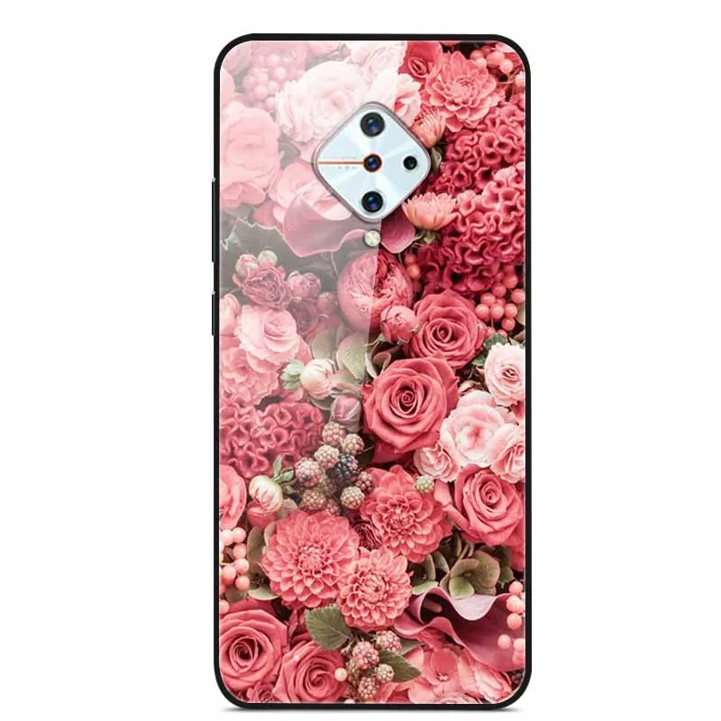 Premium Tempered Glass Back Case with Soft Bumper
