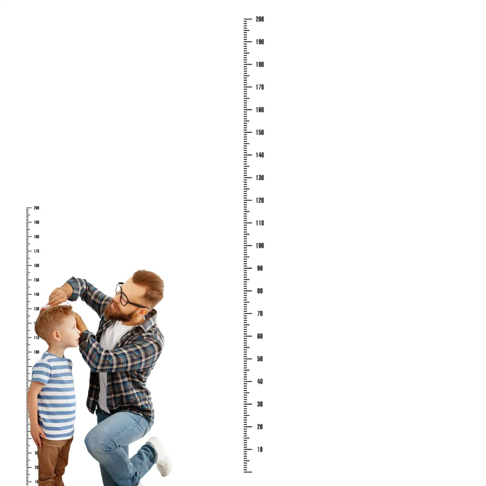 Height Chart Kids Wall Stickers Measurement Ruler Height Decal Kids Height Measurement Wall Decor For Bedroom Living Room