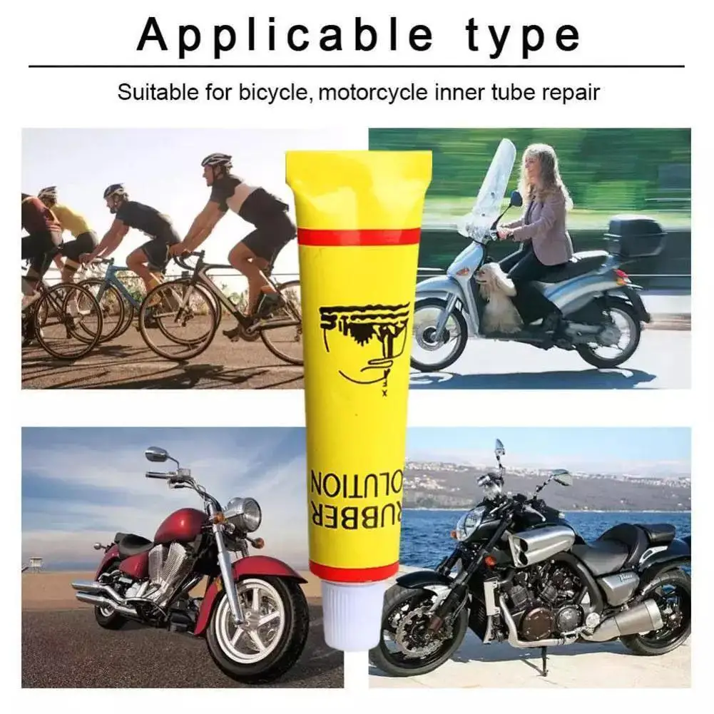 5Pcs Tire Repair Glue For Bicycle Motorcycle Tires Tube Patching Glue Cement Adhesive Puncture Tire Repair Tools Cycling Car,tire repair glue