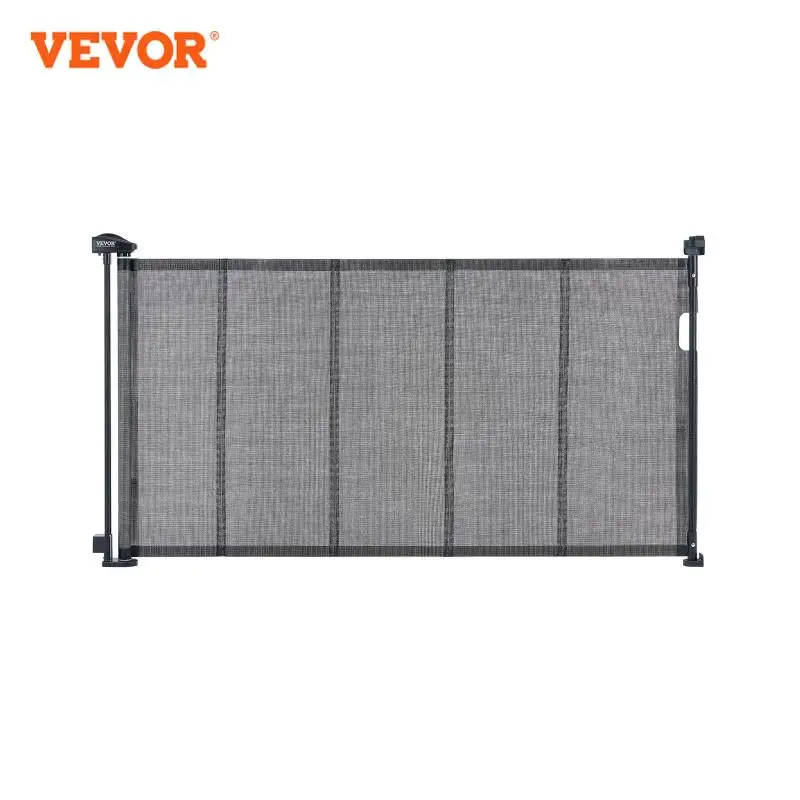 VEVOR Retractable Baby Gate Tall Mesh Baby Gate Extends up to Wide Retractable Gate for Kids or Pets Retractable Dog Gates