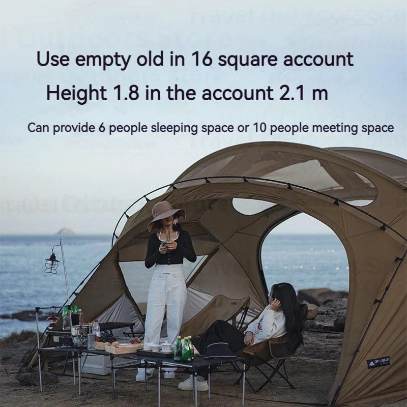 【新品タグ付】3人用ULテント 3F UL GEAR QINGKONG 3グレー Qingkong 3 Tent - 3F UL GEAR Ultralight Outdoor Gears