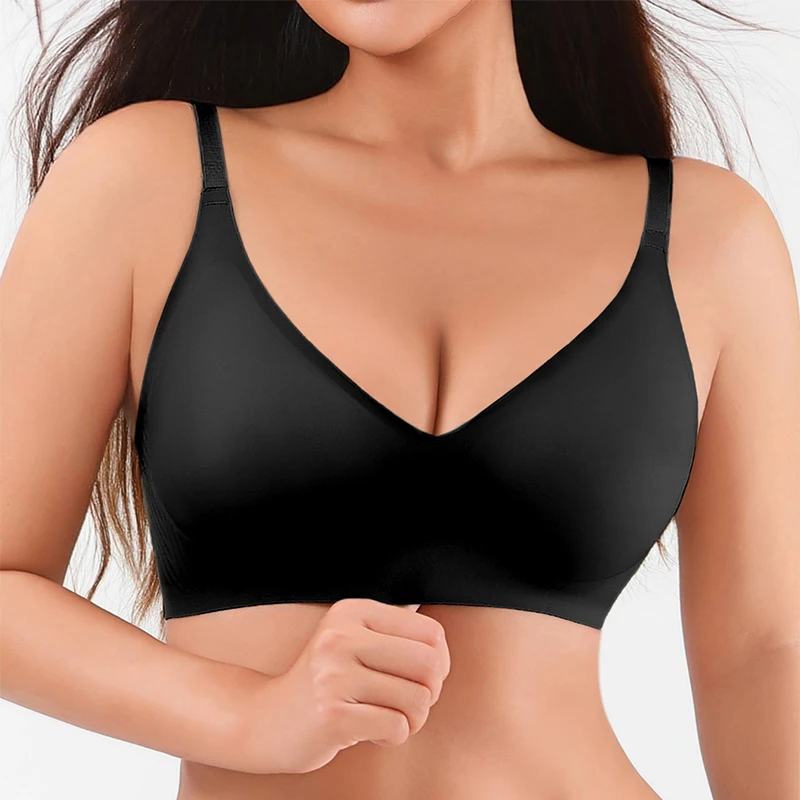 1pcs S-XL Seamless Female Underwear Jelly Gel Lady Bra Wireless Anti-sagging Bras Female Bralette Padded Comfortable Lingerie 1