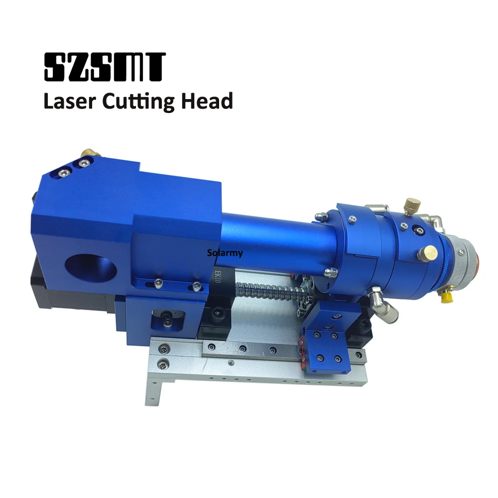 Blue Auto Focus Co2 Laser Cutting Head For Metal And Non Metal Material