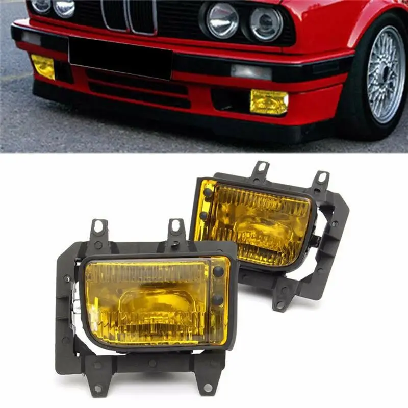 Y90A-자동차 앞 범퍼 안개등 BMW E30 318I 318IS 325I 325IS 액세서리 부품 안개등 63171385945 63171385946