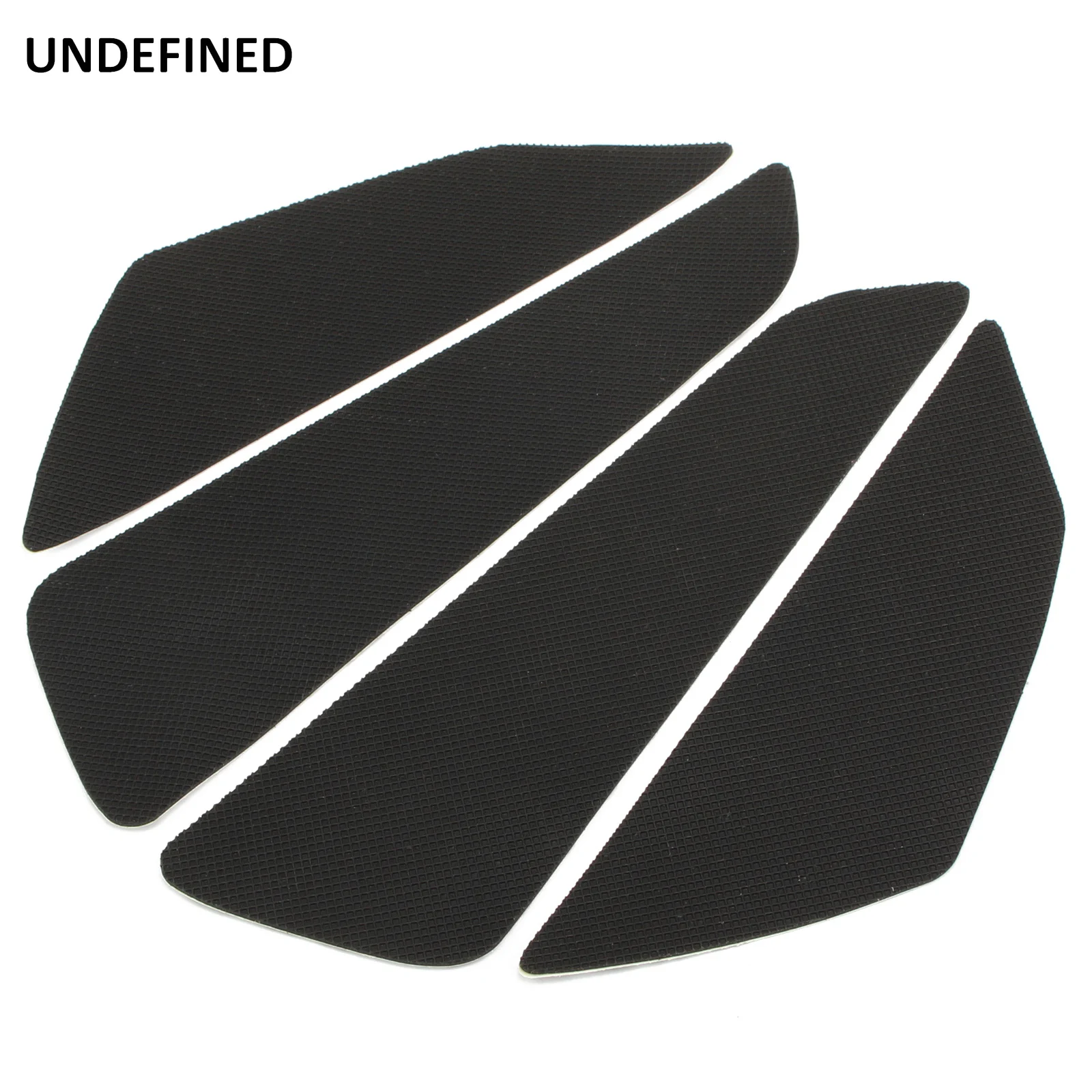 Universal fuel tank traction side pad Motorcycle rubber decals Black Gas knee grip protector sticker For Honda Yamaha Suzuki CB