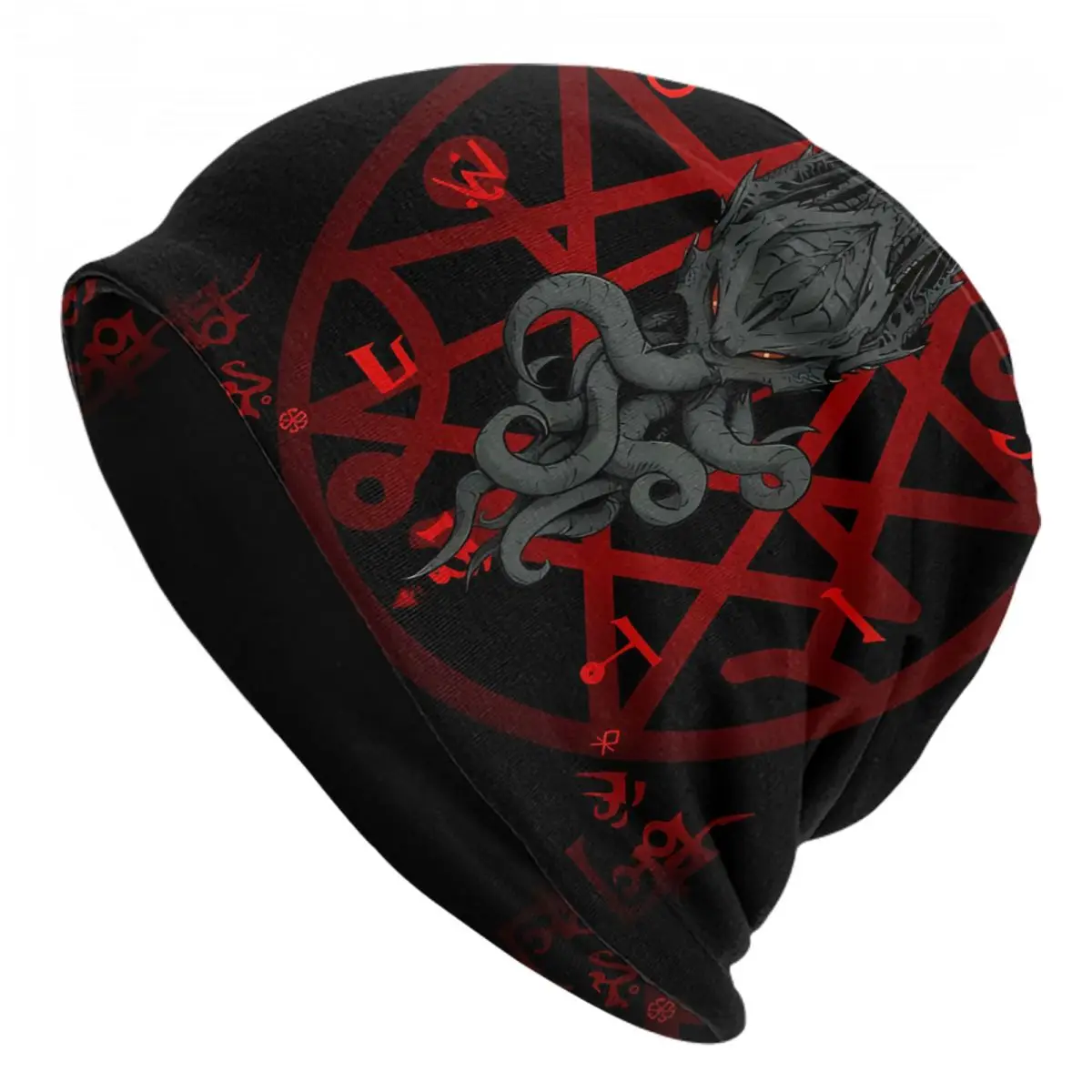 

Cthulhu Skullies Beanies Caps Rise Of Cthulhu Thin Hat Autumn Spring Bonnet Hats Men Women's Unisex Ski Cap