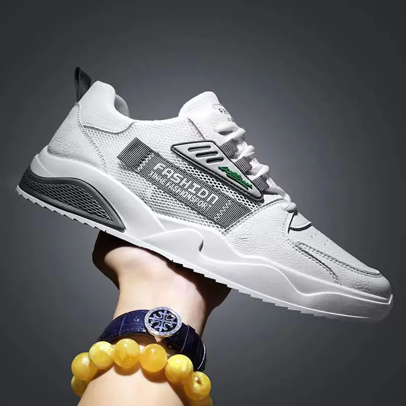 

Мужская обувь 2023, Спортивная и повседневная обувь, Мужская сетчатая обувь, дышащая обувь со шнуровкой для бега и студентов, мужская обувь