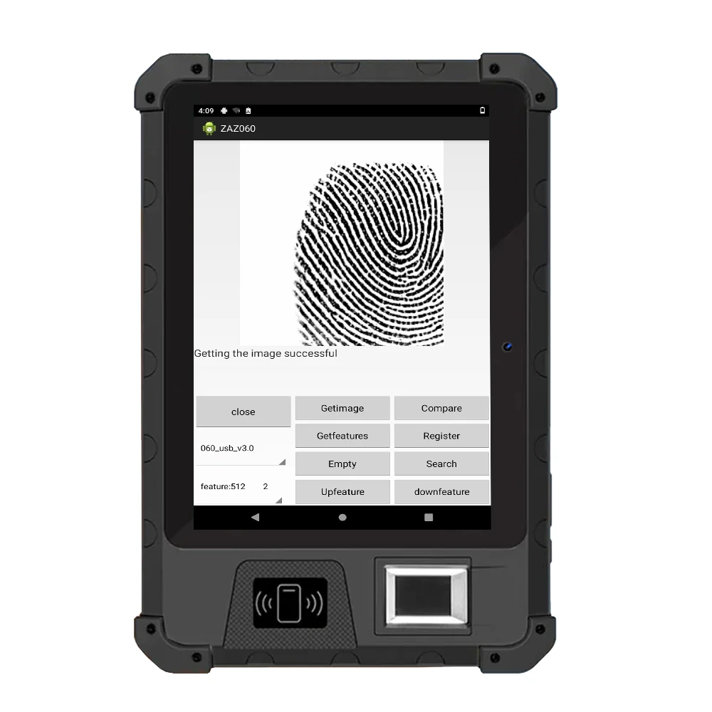 

Hot selling rugged IP67 wireless android 8inch tablet with barcode scanner