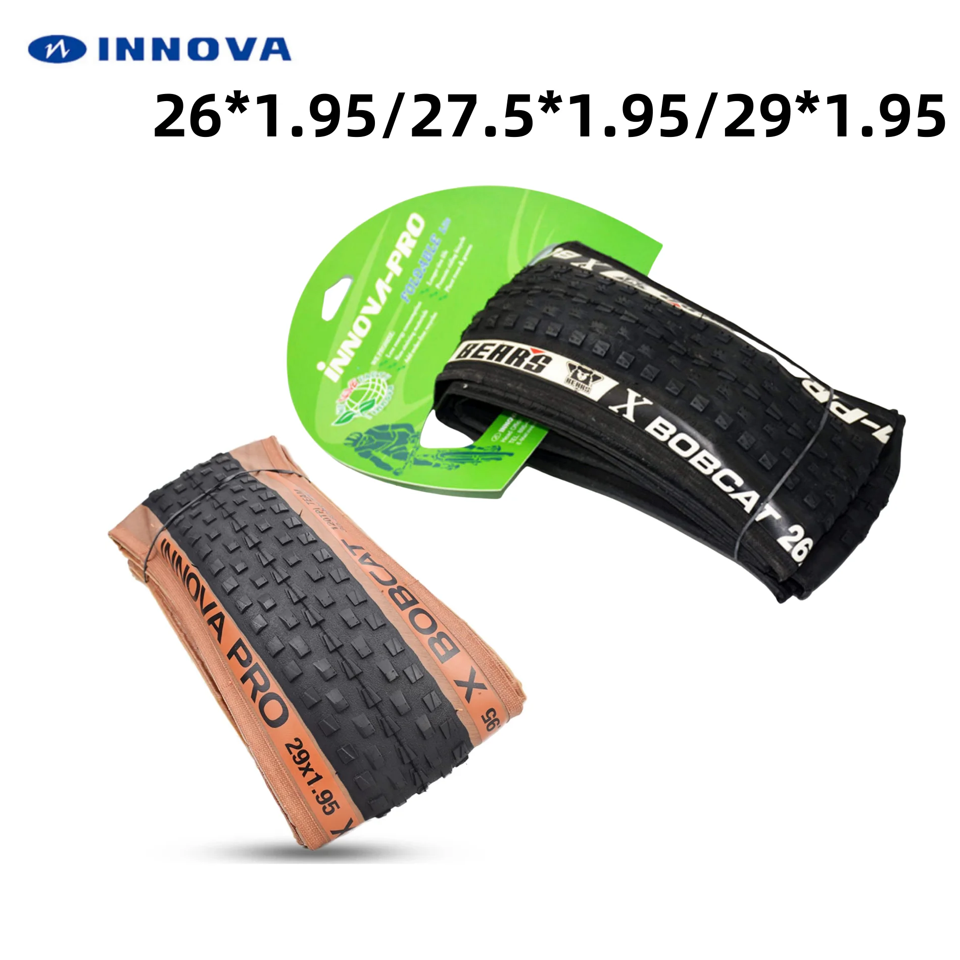 Innova Ultralight 26*1.95 27.5*1.95 29*1.95 Mtb Bike Pneumatico 60/120Tpi Mountain Bike Pneumatico Bicicletta 26*2.0 27.5*2.0 Pneumatico Ciclismo