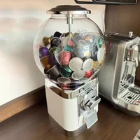 Candy Dispenser Machine Capsules Transparent Candy Containers Storage Box Coins Organizer Children Funny Home and Decoration 1