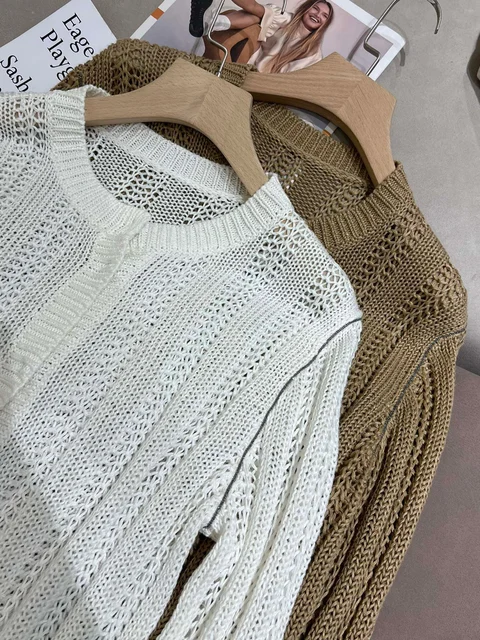 Cardigan Feminino Linen Knitted da B*