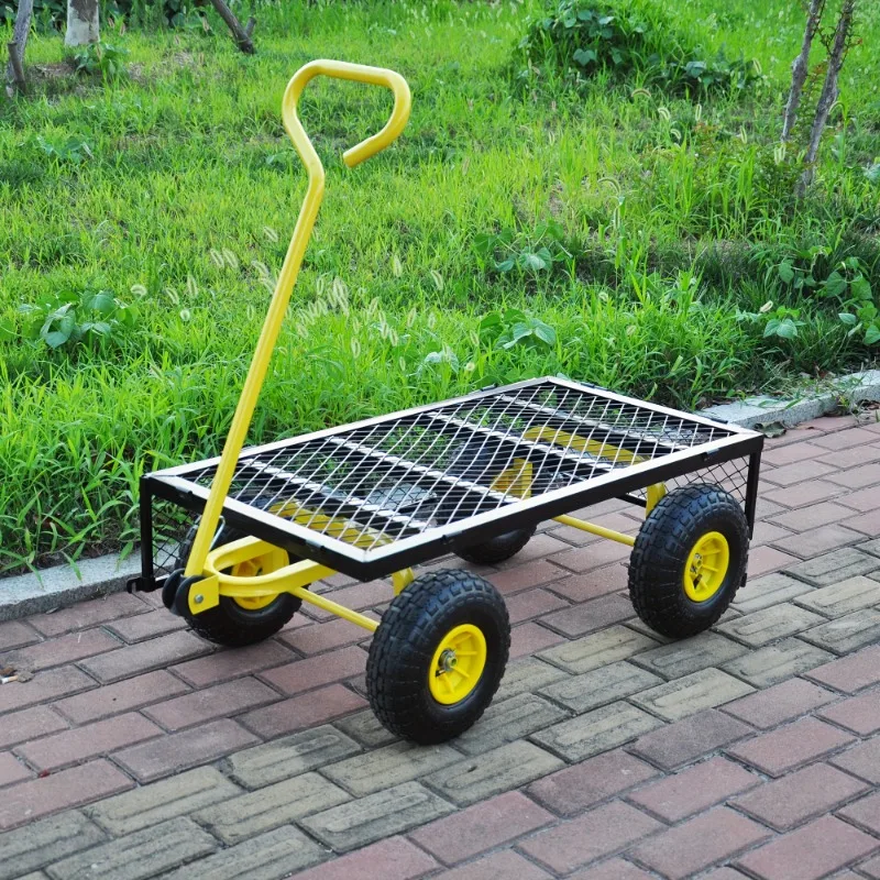 Heavy-Duty Multipurpose Cart &ndash;Effortless Firewood Transportation &ndash;Ideal for Garden and Outdoor Use &ndash;Durable and Easy To Maneuver