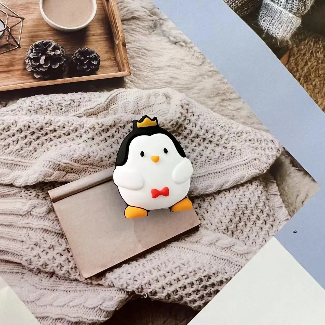 Adorable Cartoon Animal USB Cable Protector - Charger Wire Organizer and Cord Saver