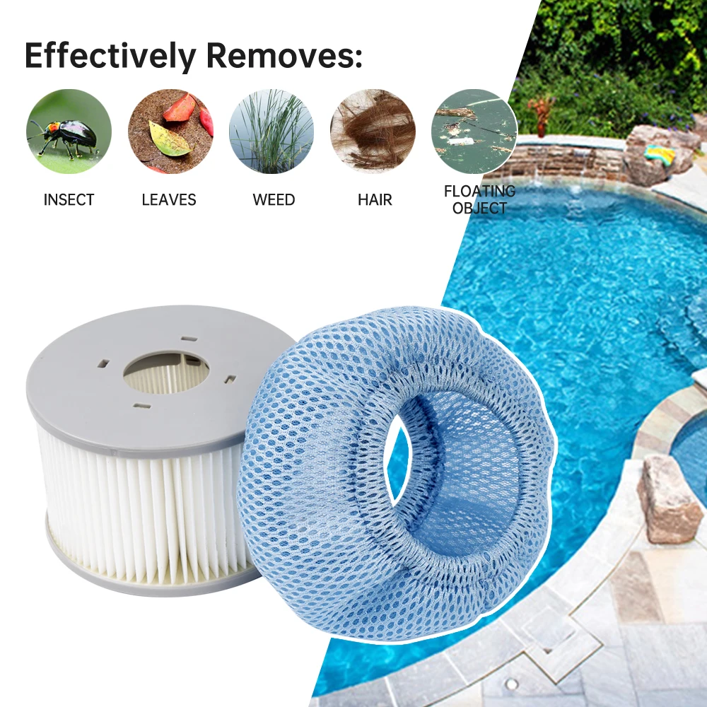 Replacement Filter for Inflatable Pools - High-Quality Whirlpool Spa Filter Holder