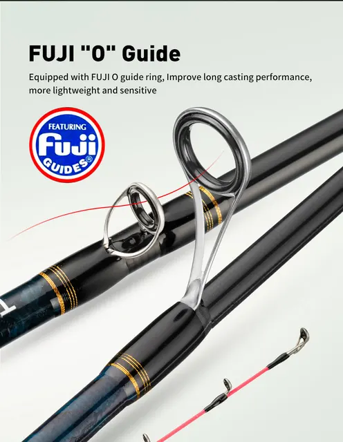 1.8m ML Boat fishing rod with Titanium tip casting fishing rod for  cuttlefish Octopus Seawater Fishing rod with Fuji rings - AliExpress