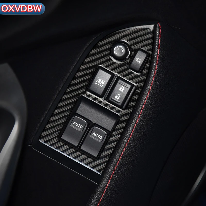 

Панель управления для салона автомобиля из углеродного волокна, декоративная рамка, наклейки для Subaru BRZ, Toyota 86, LHD, RHD, аксессуары 2013-2017