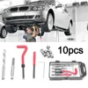15pcs/set Helicoil Thread Repair Kit M10x1.0/1.25/1.5 w/10 Wire Thread Inserts for Vehicle Maintenance Tire Repair Tools 2