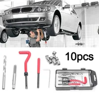 15pcs/set Helicoil Thread Repair Kit M10x1.0/1.25/1.5 w/10 Wire Thread Inserts for Vehicle Maintenance Tire Repair Tools 2