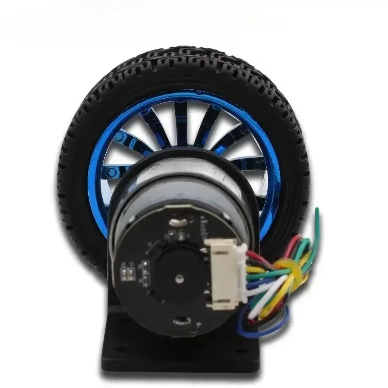 JGB37-520 Hall Encoder Brushed DC Motor 6V12V Forward And Reverse Adjustable Speed 6RPM-1590RPM Smart Car Kit With Wheels image 6