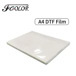 FCOLOR 50/100 Sheets A4 DTF Film Direct Transfer Film For Epson DTF Printer Heat Transfer DTF PET Film Double Side Matte Film
