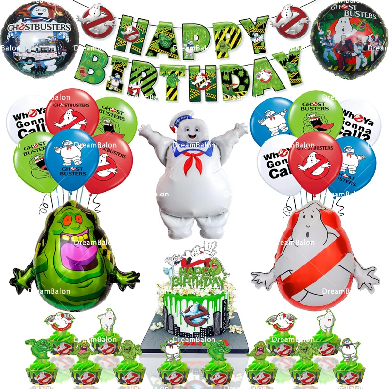 GhostBustersBalloonGhostbustersCakeToppersGameLatexBallons