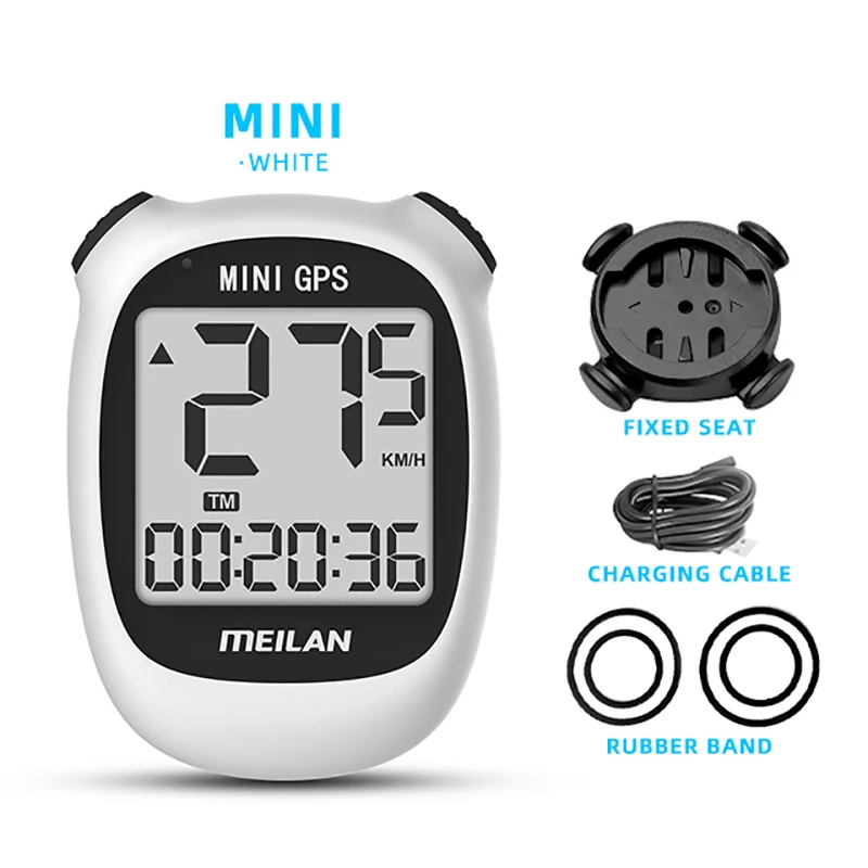 

Meilan M3 MINI GPS Bike computer bicycle GPS Speedometer Speed Altitude DST Ride time Wireless red youth