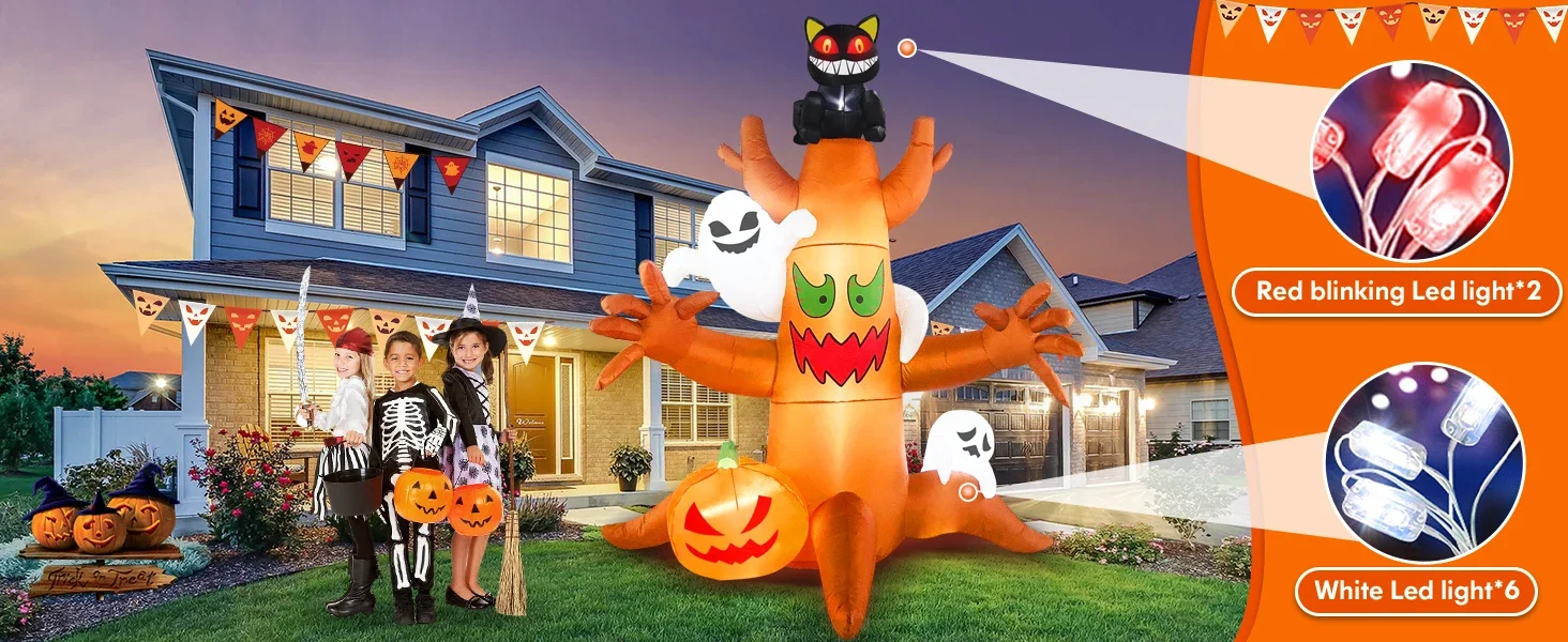 halloween blow up outdoor decorations