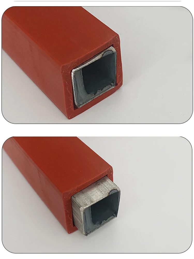Description Picture 4 of itemSilicone Square Tube Sleeve High Temperature Resistant Package Profile Hollow Square Tube Mechanical Rectangular Sealing Strip