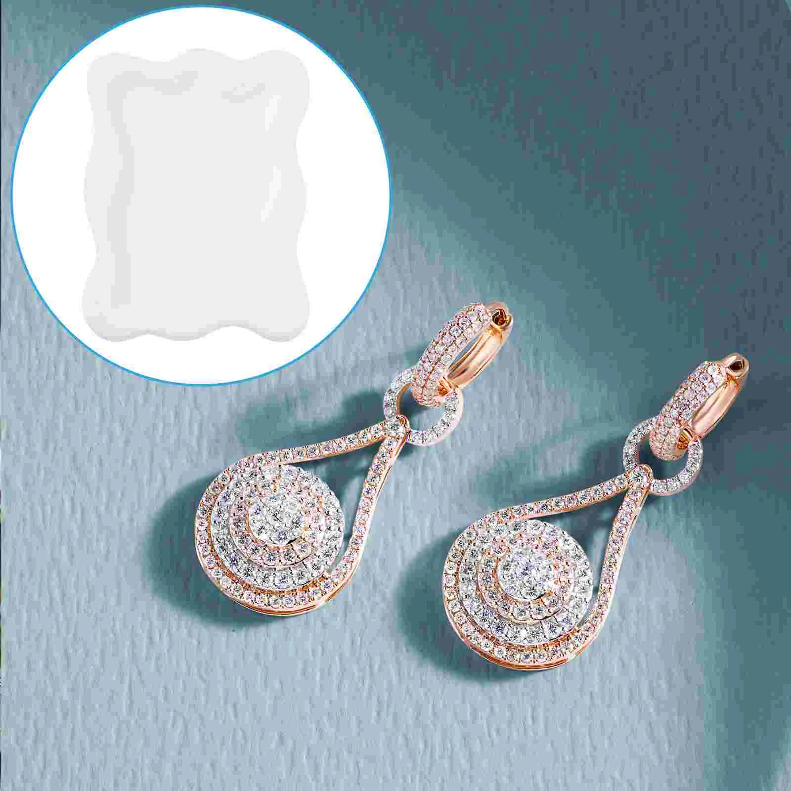 

Creative Irregular Plaster Plate Jewelry Tray Holder Display Desktop Decorative Trinket Storage Dish Wedding Adorn