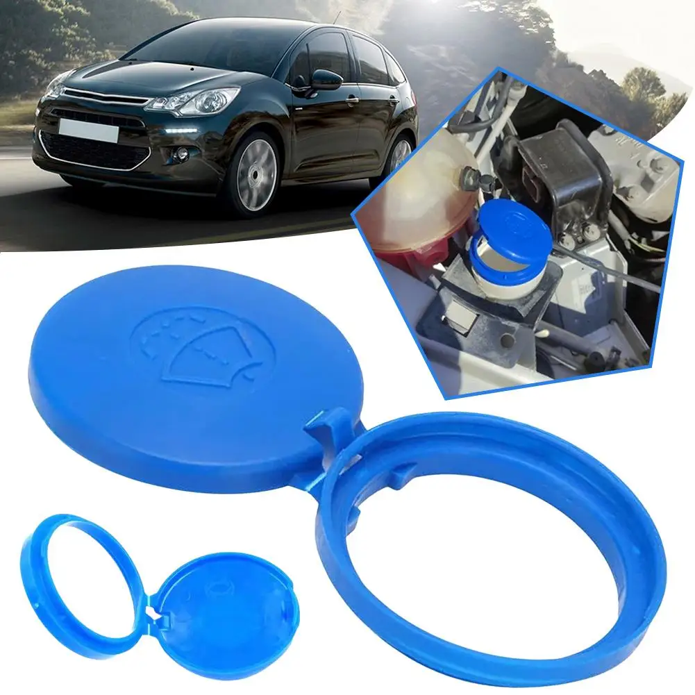 Coperchio del coperchio della bottiglia del serbatoio dell'acqua del tappo del serbatoio del liquido della rondella del tergicristallo dell'auto per Peugeot 206 207 306 307 408  34