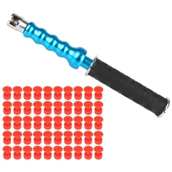 Professional Dent Repair Pulling Kit with Puller Hammer and 50 Tabs for Hail and Car Body Damage (Hammer and Pull Tab)