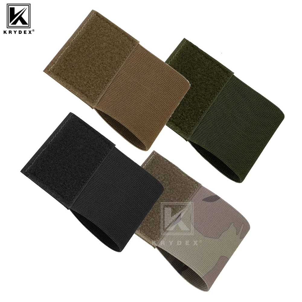 KRYDEX Spiritus Style Elastic Pouch 2"*3" Hook & Loop Secure Storage Holder For Tourniquet Plate Carrier Chest Rig