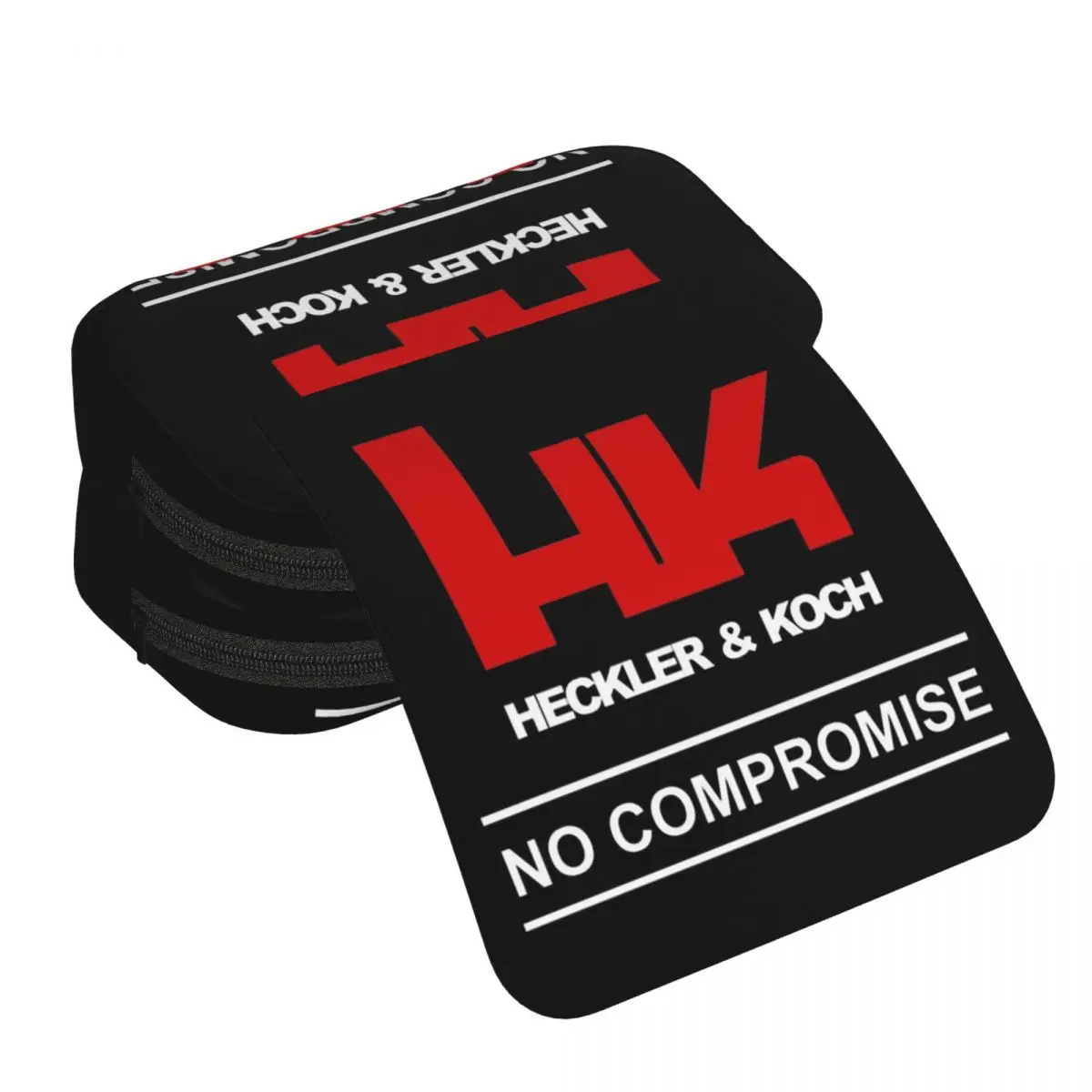 Heckler Koch Hk 총 권총 라이플 군용 연필 케이스 펜 홀더 하드 쉘 가죽 대용량 펜 박스 연필 B