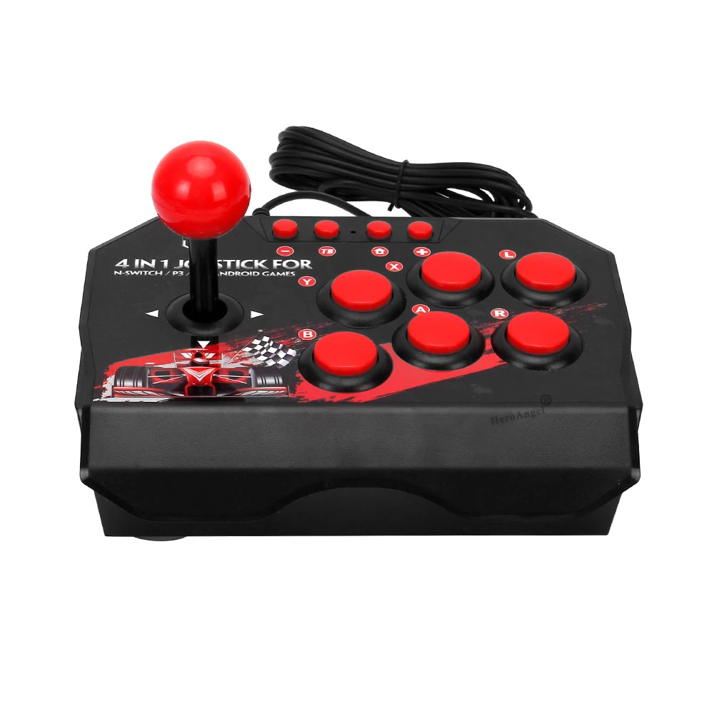 NEW Rocker Game Controller TURBO Gamepad For Switch/PS3/ PC