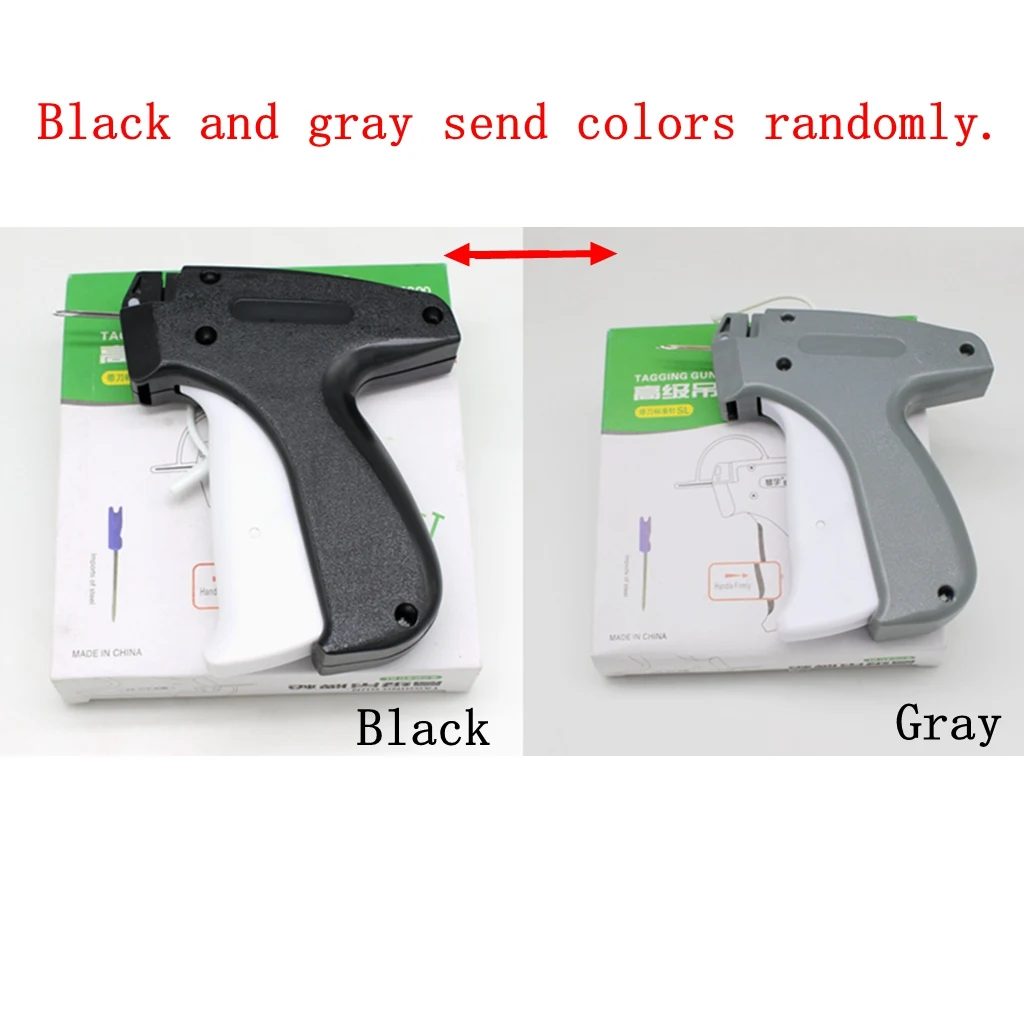 1set Tagging Gun +1000pcs or 5000 pcs 35mm black Barbs, Clothing Garment  Price Brand Label Tagging Price Clothes Tag Gun