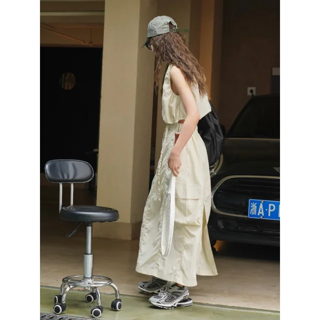 Conjunto Combinando de Saia Longa e Blusa