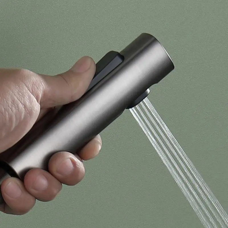Pressurization Toilet Bidet Sprayer Shower Head Universal 4'' Point WC Clean Handheld Bathroom Accessories Water Hose Spray 3