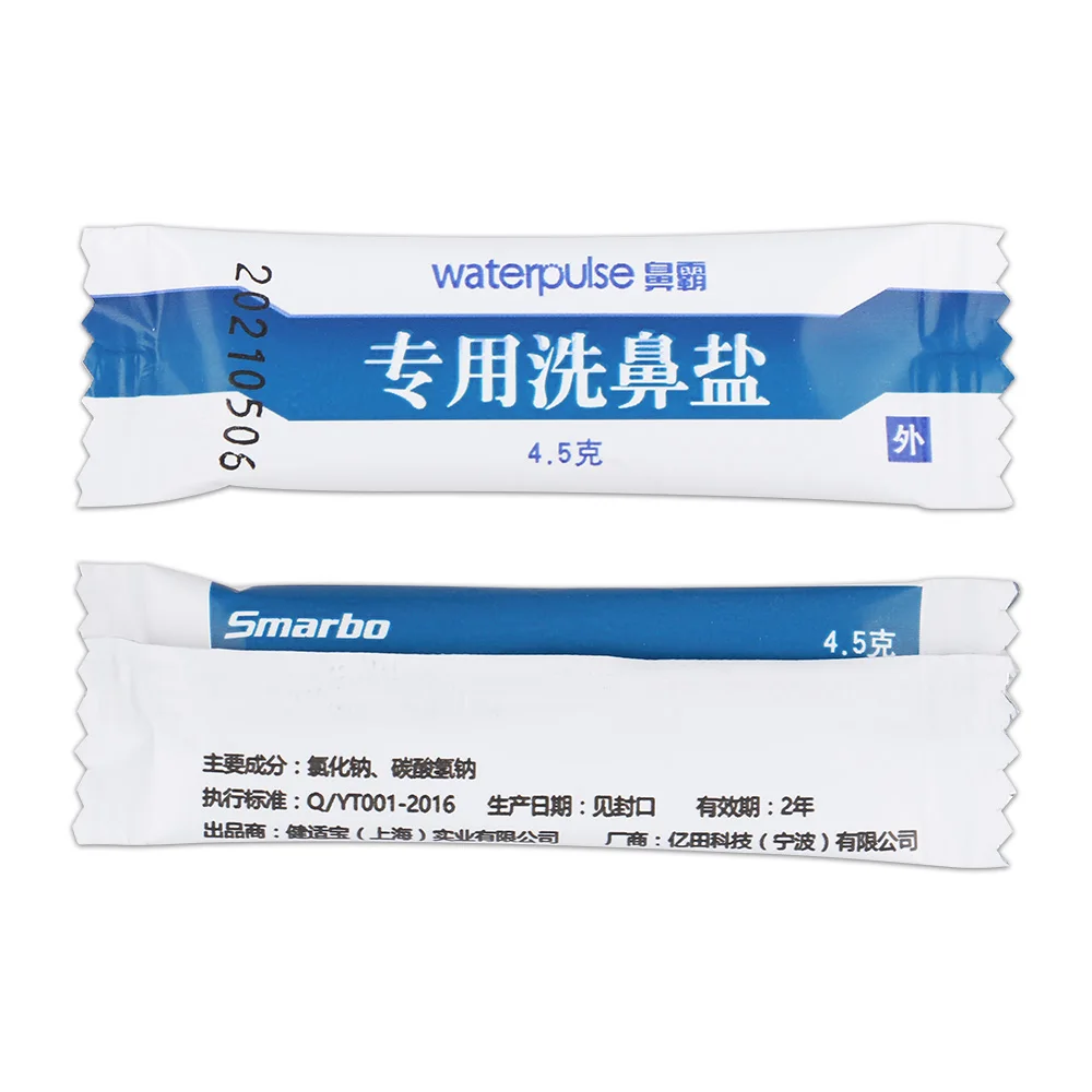 Nasal Irrigator Set 60pcs 2.7/ 4.5g Nasal Wash Salt for Adults Children Nose Cleaner Rinse Allergic Rhinitis Relief Nose Cavity Protector Irrigation