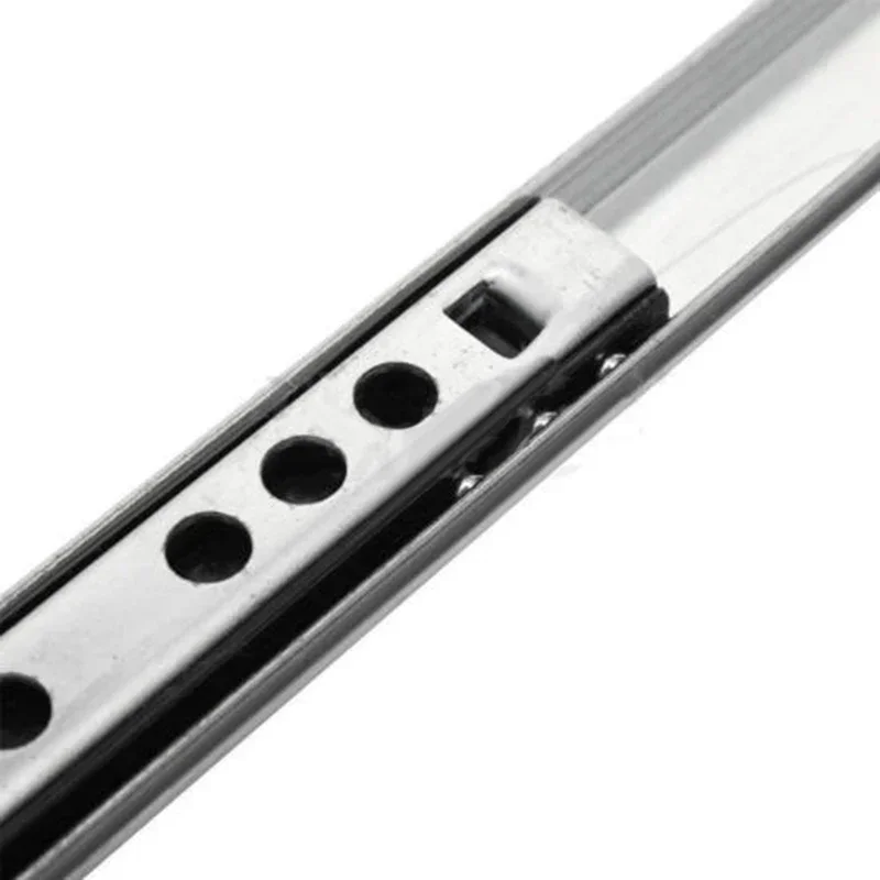 Drawer Slides 2Pcs 8/10/13/16 Inch Kitchen Cupboard Drawer Slides Furniture Guide Rail Full Extension Parts Hardware Accessories