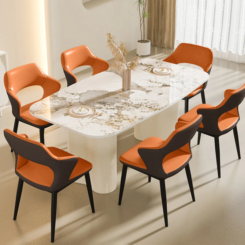 Minimalist Metal Restaurant Chair Modern Comfortable Italian House Restaurant Chair Office Design Cadeiras De Jantar Furnitures