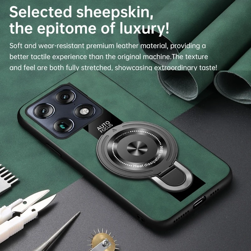 Magsafe Magnetic Ring Holder Cover for Wireless Charging - Shockproof Case