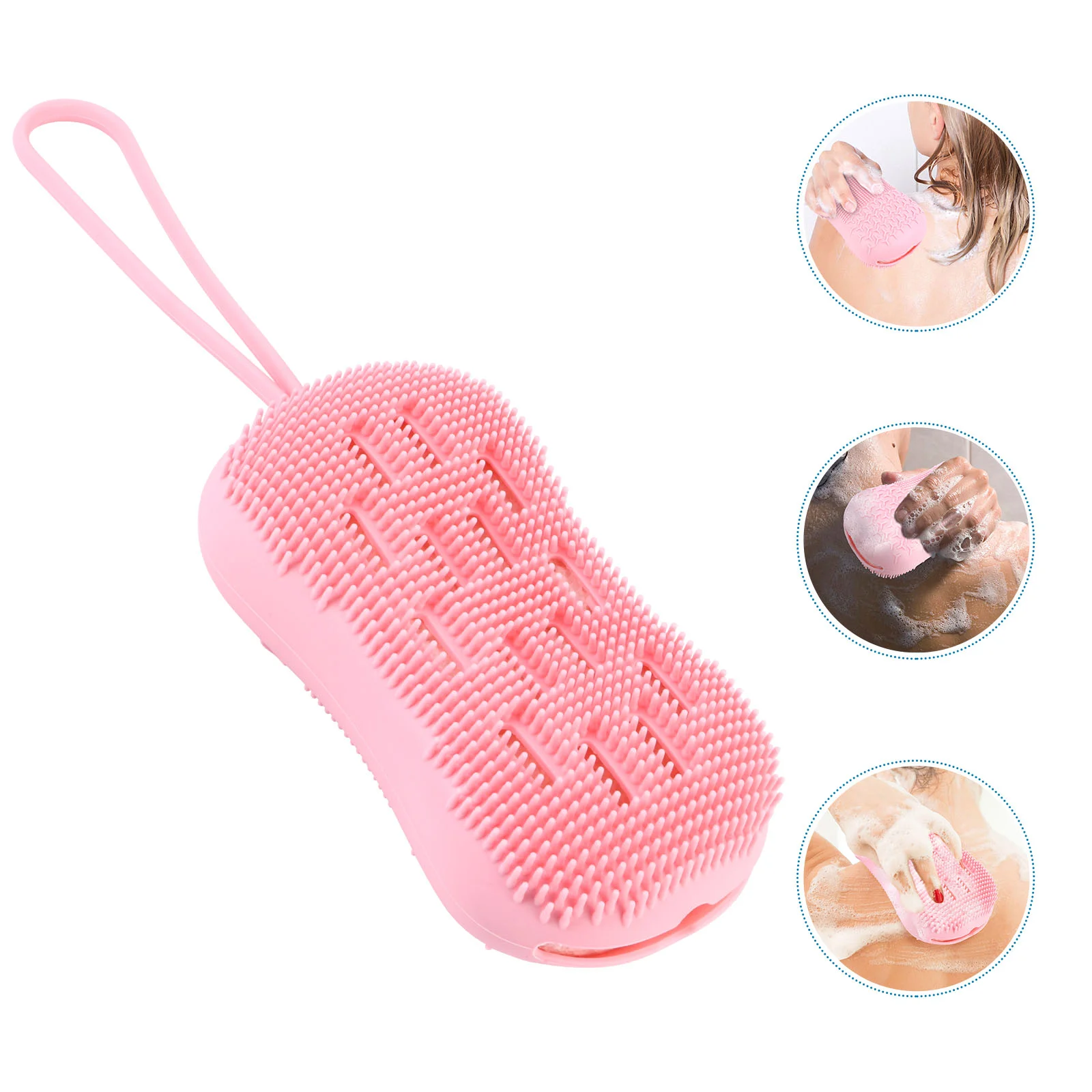 

Silicone Cleaning Brush Bath Convenient Accessory Body Scrubber Exfoliating Household Silica Gel Rubbing Towel Baby