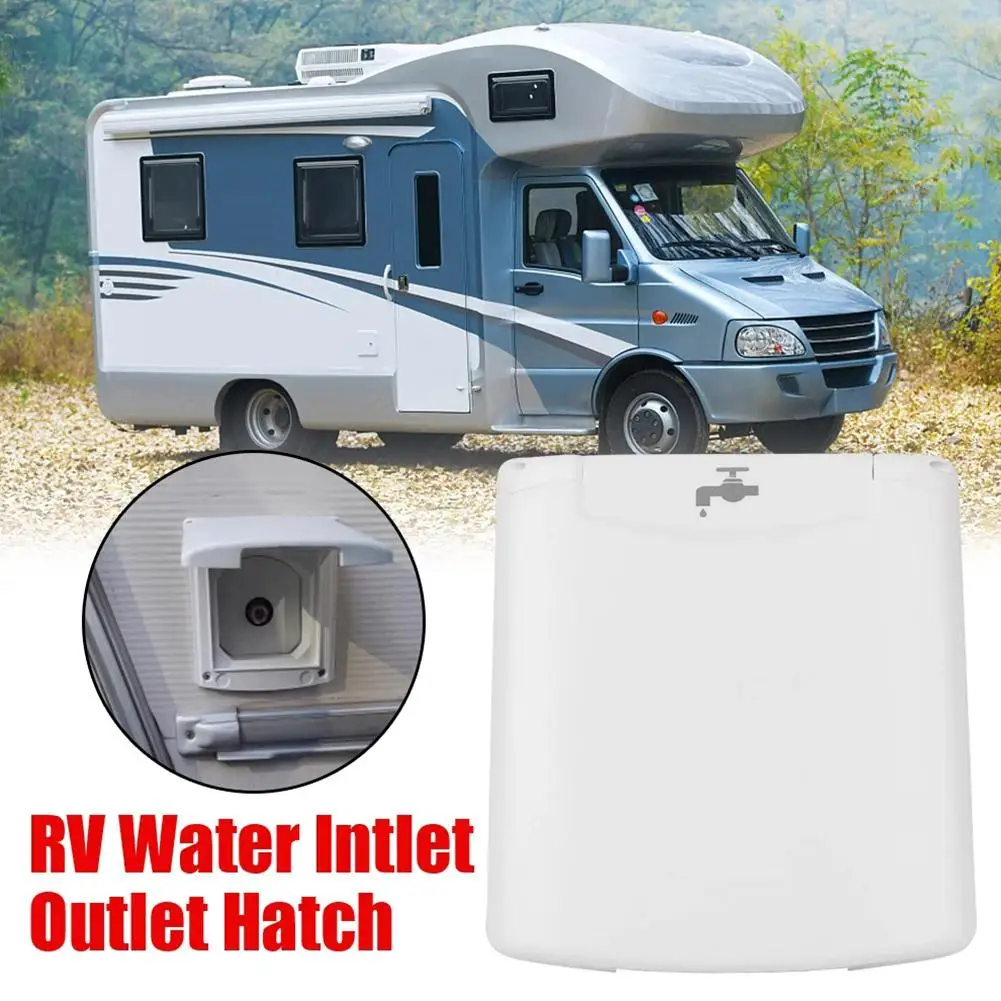 

Система водоснабжения RV на 180 градусов, впускной гравитационный Впускной фильтр для пресной воды, запираемый для RV, лодки, кемпера, прицепа, белая камера