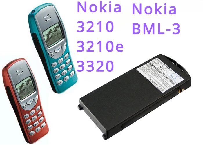 Cameron Sino 1200Mah Batteria Bml-3 Per Nokia 3210, 3210E, 3320