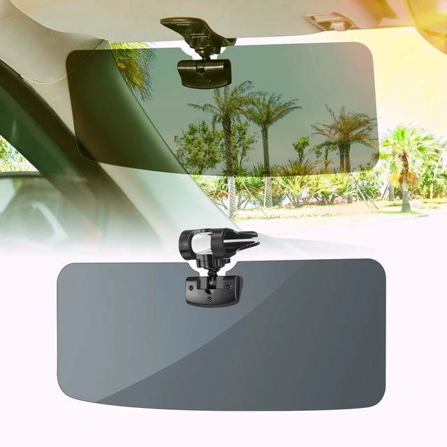 Universal Sunshade Plate Anti-Dazzle Anti-UV Rotatable Adjustable Sun Visor  Polarized Clear Vision Sunvisor Blocker Accessories - AliExpress