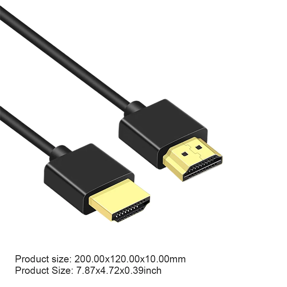 마이크로 HDMI 호환 케이블, HDMI 호환 케이블, 수-수 HDMI 호환 2.0 코드, 매우 슬림하고 유연함